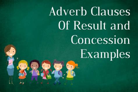 adverb clause of result